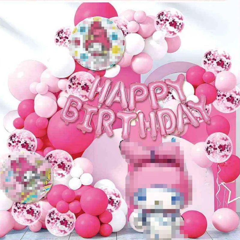 子供の誕生日パーティー用バルーンキット 背景装飾アクセサリー 男の子と女の子のための赤ちゃんの初めての年