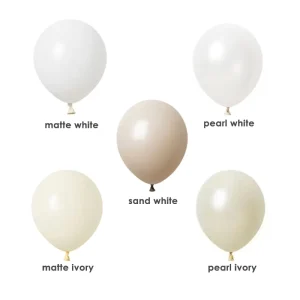 Happy Birthday Wedding Party Round Helium 5 10 Inches 12 Inch Large Big 18 36 in Ballon Latex Rubber Matte Pearl White Balloons