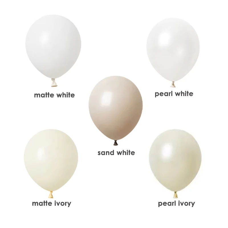 Happy Birthday Hochzeitsfeier Runde Helium 5 10 Zoll 12 Zoll Große 18 36 Zoll Ballon Latex Gummi Matt Perle Weiß Ballons