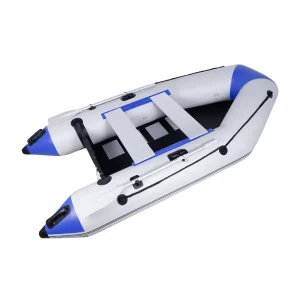 Heavy Duty 0.9mm PVC 3 Chambers Inflatable Boat Fishing 280cm Rowing Rubber Dinghy Boats with CE Certificate