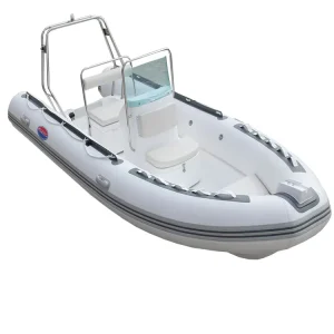 Heavy Duty 480 Rigid PVC/HYPALON Inflatable Marine Rescue Fishing Boat Fiberglass Sailing Yacht with Outboard Engine