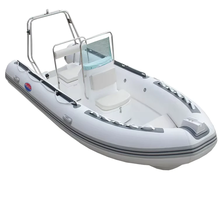 Zware 480 Rigid PVC/HYPALON Opblaasbare Marine Redding Visboot Fiberglas Zeiljacht met Buitenboordmotor