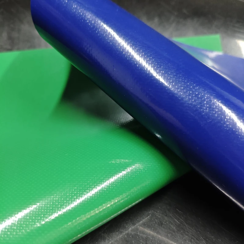 Tela de Lona de PVC de 550gsm y 1000d, Lona Recubierta de 4x6 para Uso Exterior, Barcos Inflables y Cortinas