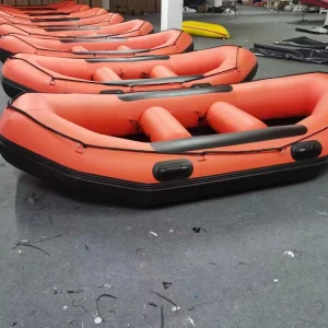 Robustes Doppelboden-Rettungsboot für Flüsse und Meere, Wildwasser-Rafting, aufblasbares Boot