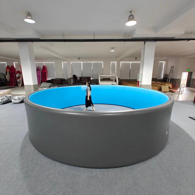 Piscina gonfiabile pieghevole anti-scivolo in tessuto resistente, adatta per uso familiare e commerciale