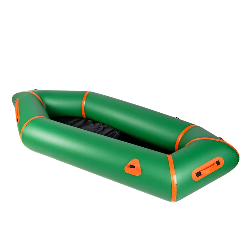 Robuste faltbare Rutsche 420D TPU Wildwasser Packraft Kajak mit Pumpe für Kanufahren und Kajakfahren