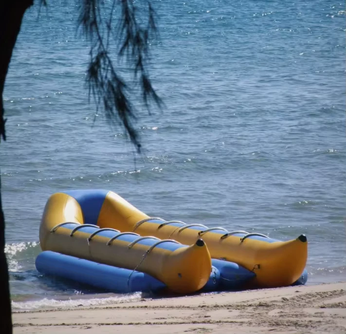 Banana boat inflable de alta resistencia con PVC engrosado