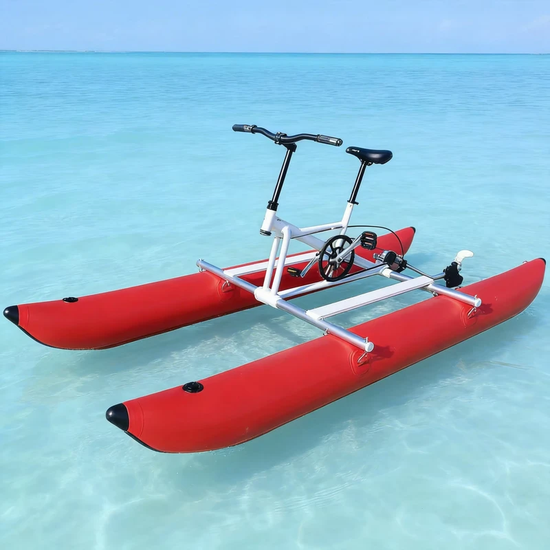 Kayak gonfiabile pesante con resistenza ai raggi UV, sedile sicuro e confortevole, ideale per laghi, fiumi e principianti