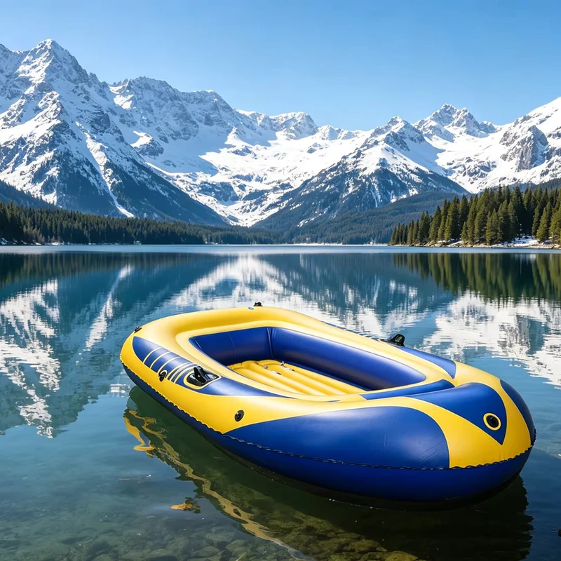 Zware Inflatable Rubber Boot 2-4 Persoon Visboot Rafting Boot OEM