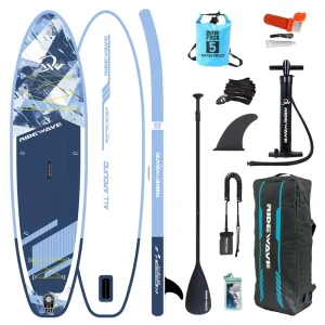 Heavy Duty Inflatable Stand up Paddle Board 11′ ISUP Surfboard Double Layer PVC Material Factory SUP Paddleboard Board