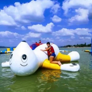 Robustes Aufblasbares Schleppboot für Boote Kommerzieller Wassersport Schwimmfloat für Seen Vermietung am Strand