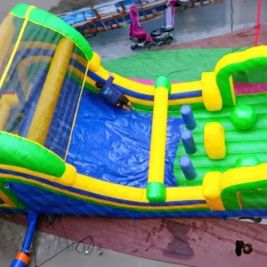 Heavy Duty PVC Inflatable Castle Big Baller Obstacle Course with Blower CE Certified for Carnival and Rental Business