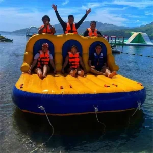 Heavy Duty Towables Water Ski Tube Inflatable Towable Tube Sofa for Ski Water Sport