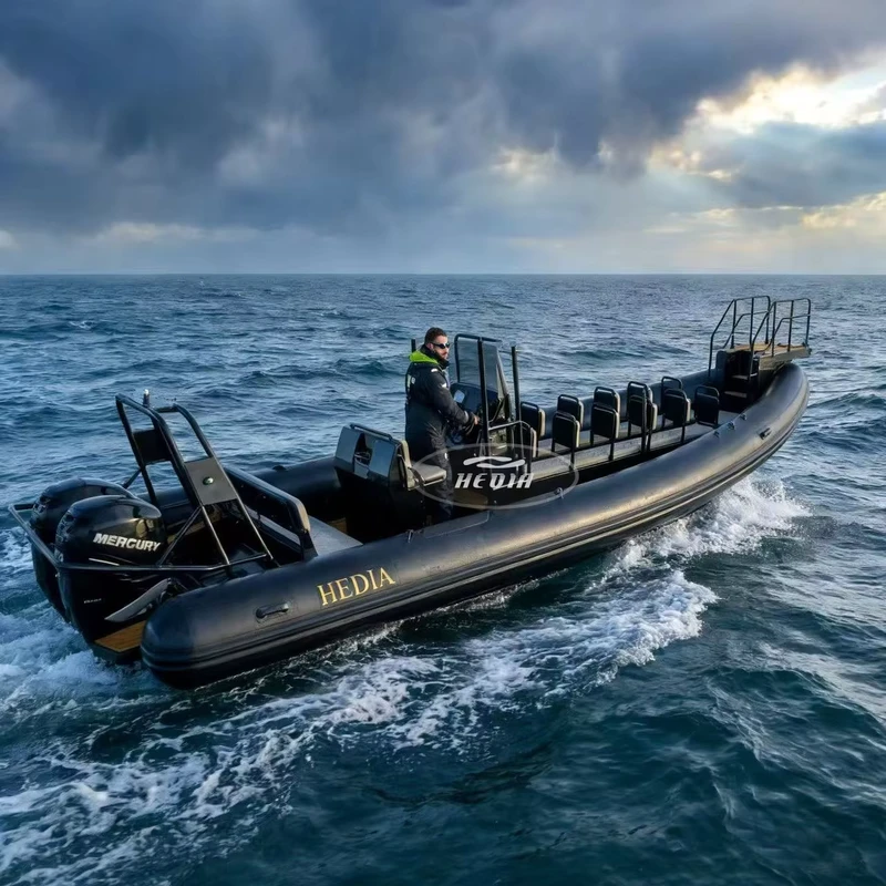 Hedia CE 29ft 32ft Rigid Rhib 860 960 Thuyền RIB Nhôm Tốc Độ Cao 960 cho Du Lịch Biển