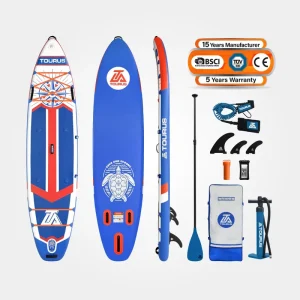 High Impact Resistance 11ft 6in Heavy Duty PVC Skin Scuff Proof Surface Tourus Inflatable Stand up Paddle Board
