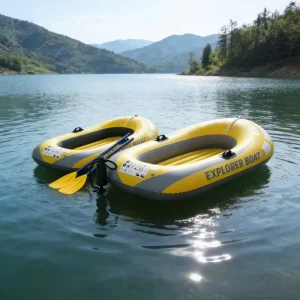 High Performance Inflatable Pedal Kayak 3 Person Inflatable Kayak Inflatable Pedal Drive Kayak for Outdoor Water Sports