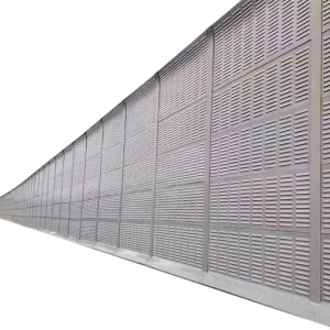 Barriera acustica metallica ad alte prestazioni, muro acustico industriale, barriera di isolamento del rumore per torri di raffreddamento e generatori, personalizzabile