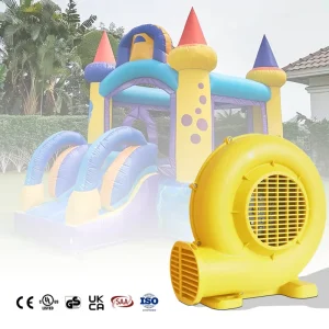 Soplador eléctrico portátil inflable de alto rendimiento de 480w para castillo inflable
