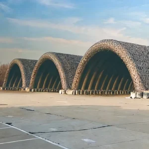 High Performance Waterproof PVC Tarpaulin Inflatable Dome Structures Aircraft Hangars Storage Tents Weather Resistant Easy Setup