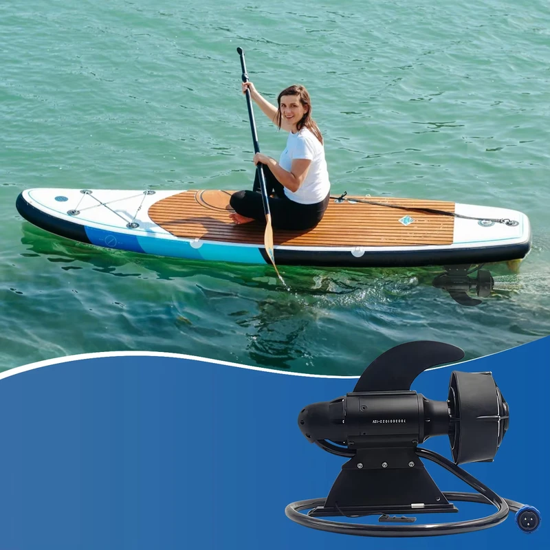 Motor de Fin Elétrico de Alta Potência para Prancha de Paddle Inflável com Controlo Remoto para Surf e SUP, Motor Sem Escovas de 600W DC24V