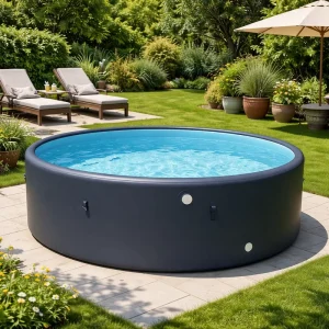 High Pressure Drop Stitch Inflatable Pool Rigid Swimming Pool for Family Backyard Garden Outdoor Water Play