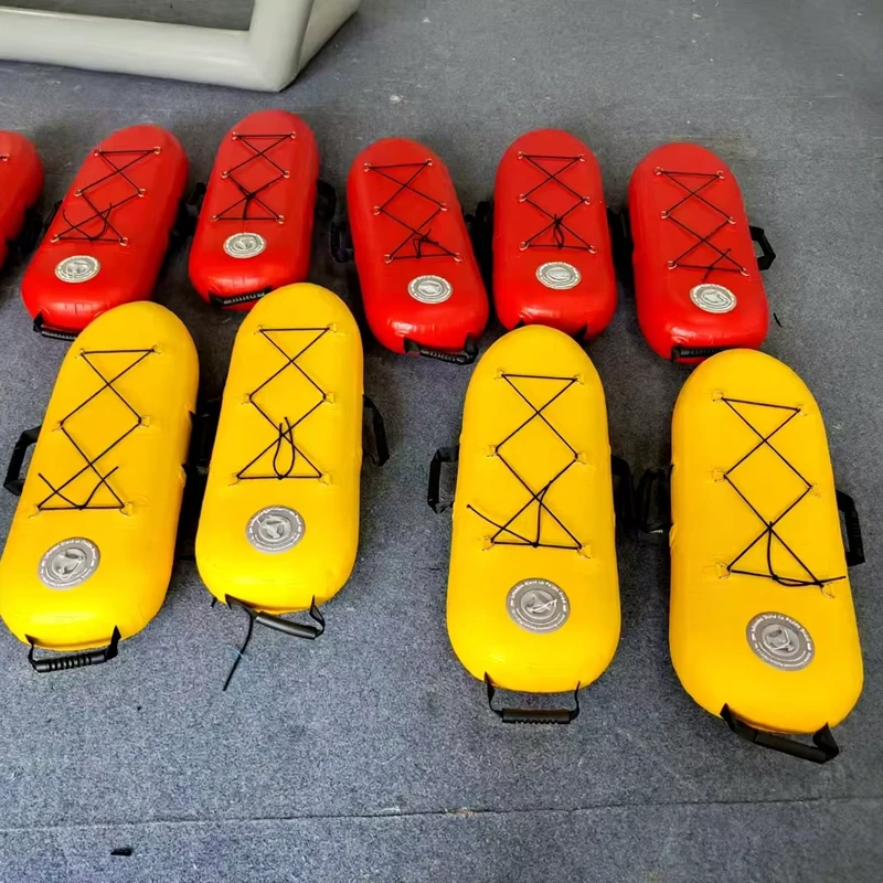 High Pressure Inflatable Spearfishing Buoy Drop Stitch Design With Flag Scuba Dive Float Platform Waterplay Crafts Accessories