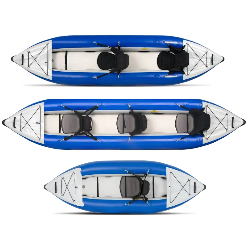 High Pressure Outdoor Foldable Fishing Boat Dropstitch Inflatable Canoe Kayak