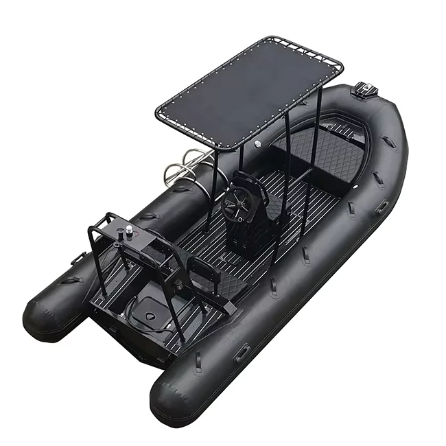 High Quality 16ft Orca PVC Hypalon Orca Rigid Aluminum RIB 480 Inflatable Rowing Boats