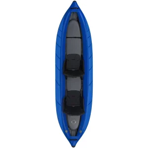 Kayak Gonfiabile Bianco per 2 Persone di Alta Qualità per Pesca Sport Acquatici
