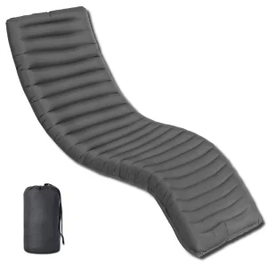 Kasur Tidur Inflatable Berkualitas Tinggi 40D Nylon TPU untuk Camping, Backpacking, Ringan, Kompak, Tahan Air, Gaya Kasur