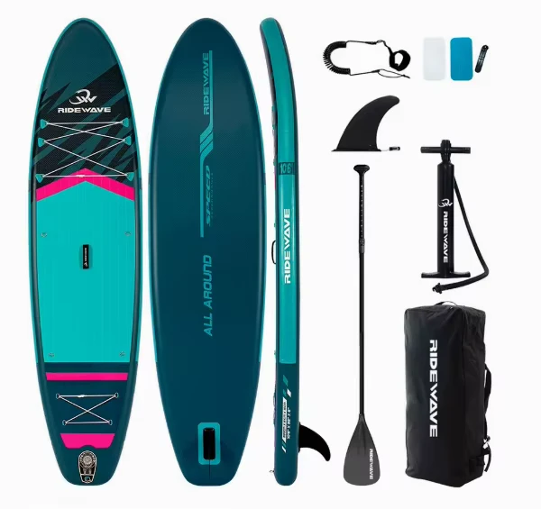 Prancha de Stand Up Paddle Inflável para Adultos de Alta Qualidade com Deck Antiderrapante ISUP para Surf e Pesca