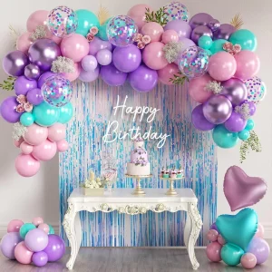 High Quality Balloon Set Thickened Latex Foil Balloons for Sea and Pool Theme Party Decoration Birthday Wedding Festival
