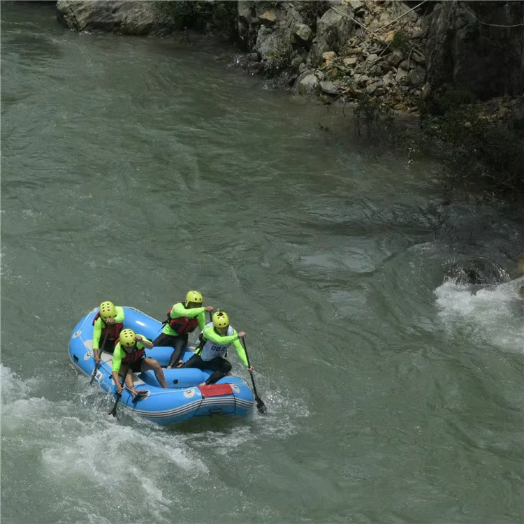 Raft Gonfiabile di Alta Qualità in PVC per Acqua Bianca con Capacità di 4 Persone 0.9mm 330x161cm