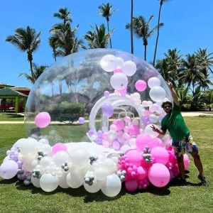 High Quality Commercial Grade PVC Bubble House Balloon Tent Trampoline Inflatable Customized Size Games Party Events