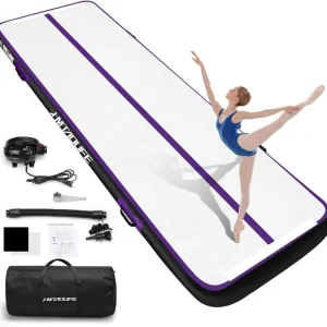 High Quality Custom Fitness Tumble Track Inflatable Gymnastics Yoga Mat Big Airtrack Inflatable Gym Air Track for Tumbling