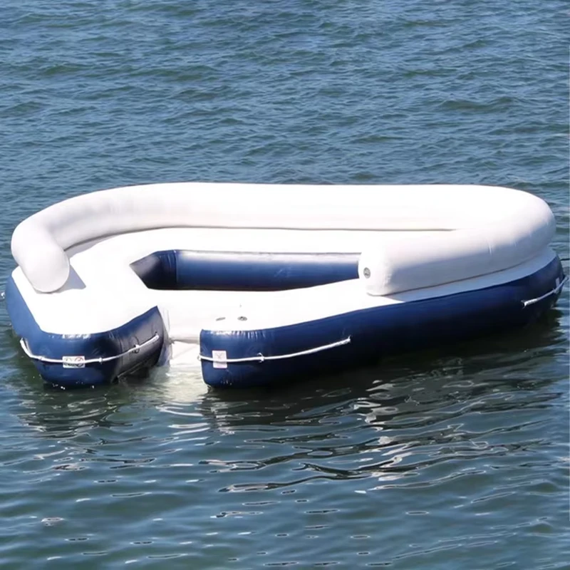 Sofá de agua inflable flotante de alta calidad y duradero