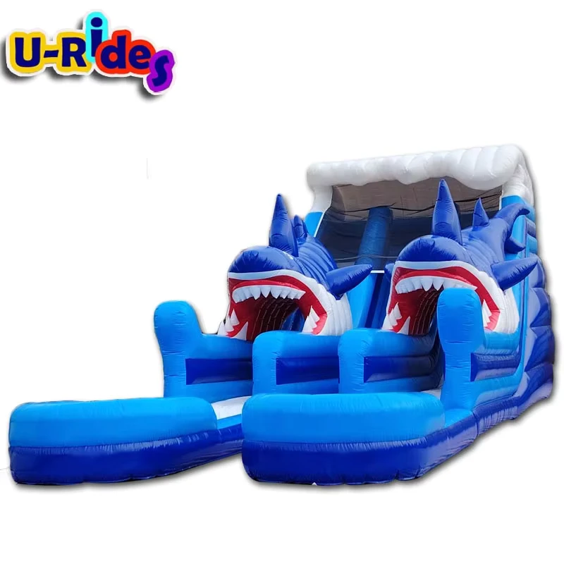High Quality Durable Inflatable Water Slide with Large Pool for Water Park Backyard Fun and Summer Outdoor Activities