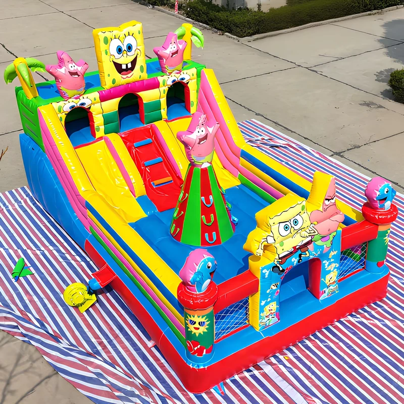 High Quality Eco Friendly Commercial Inflatable Jumping Castle Combo Slide Durable PVC Bounce Castle 1000kg Capacity for Kids