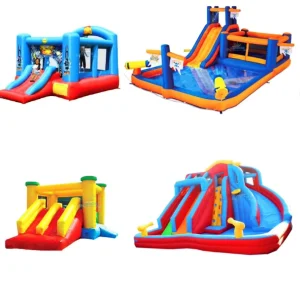 High Quality Eco Friendly PVC Material Custom Logo Commercial Inflatable Bounce House Jumping Castle for Toddler