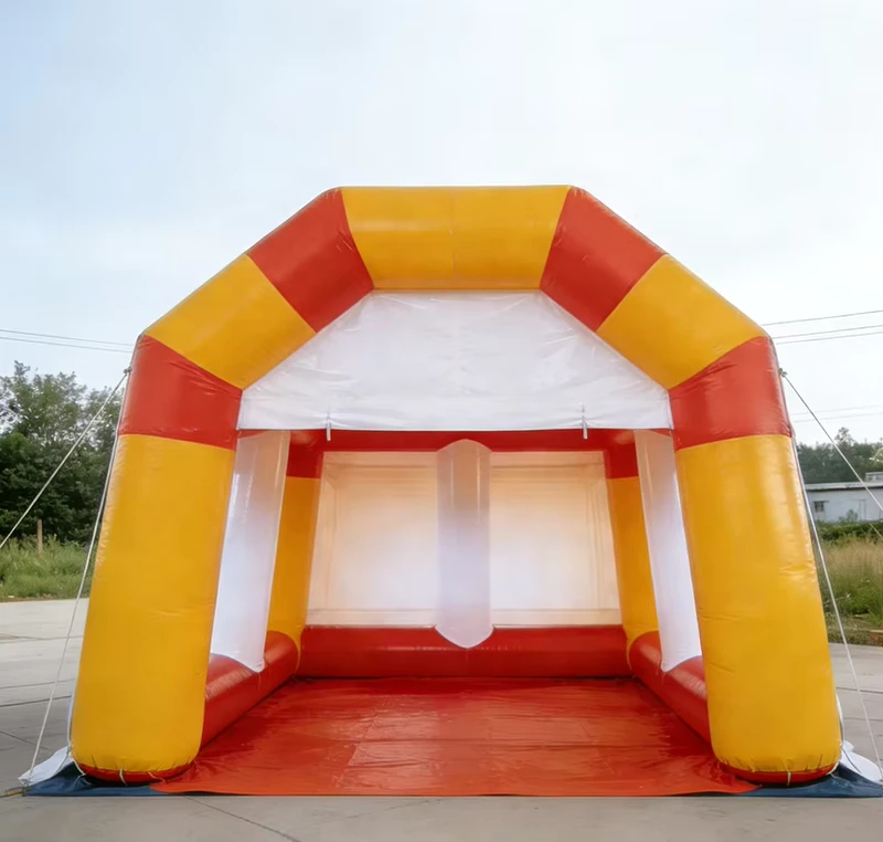 Tenda gonfiabile di alta qualità a quattro stagioni, doppio strato, grande capacità, portatile, impermeabile in PVC, facile da montare per sport
