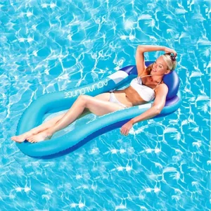 Cama Flutuante Inflável de Alta Qualidade para Exterior Lounge Flutuante de Água