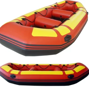 Kapal Rafting Sungai Inflatable Hypalon Berkualitas Tinggi untuk Mengapung Kapasitas 8 Orang