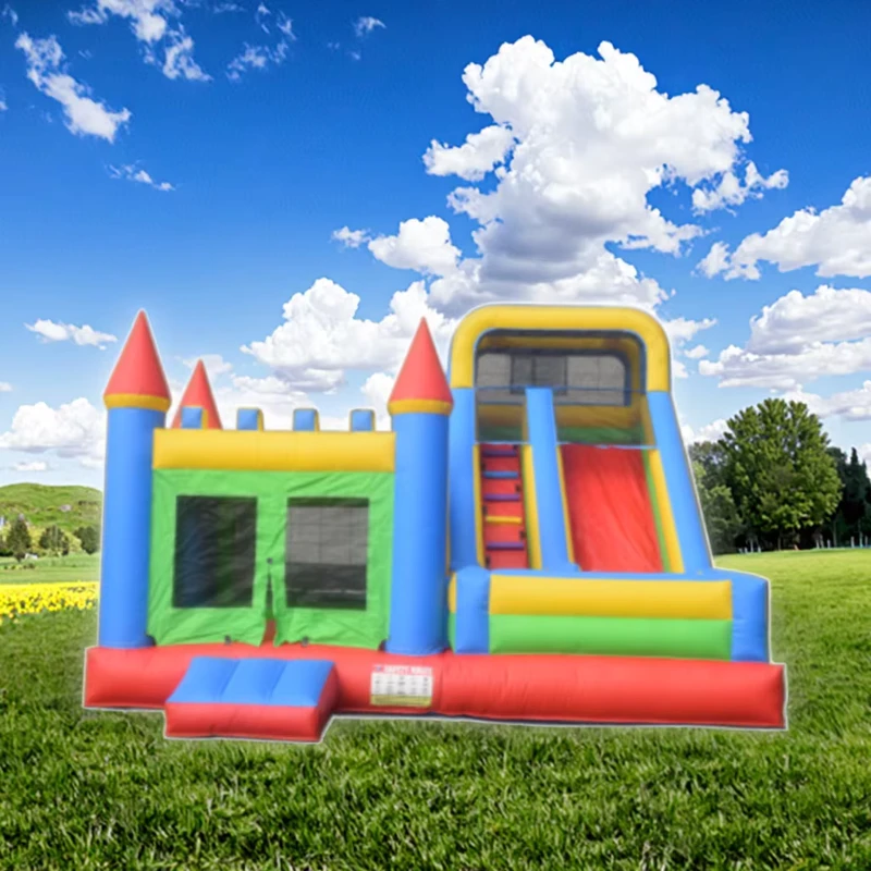 High Quality Inflatable Castle Bouncy Castle Inflatable Jumping House Bouncer Combo Slide Bounce Houses for Kids