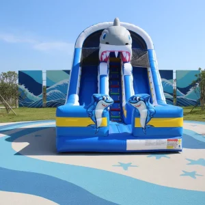 High Quality Inflatable Dry Slide for Kids Commercial Inflatable Dry Slide Shark Inflatable Slide