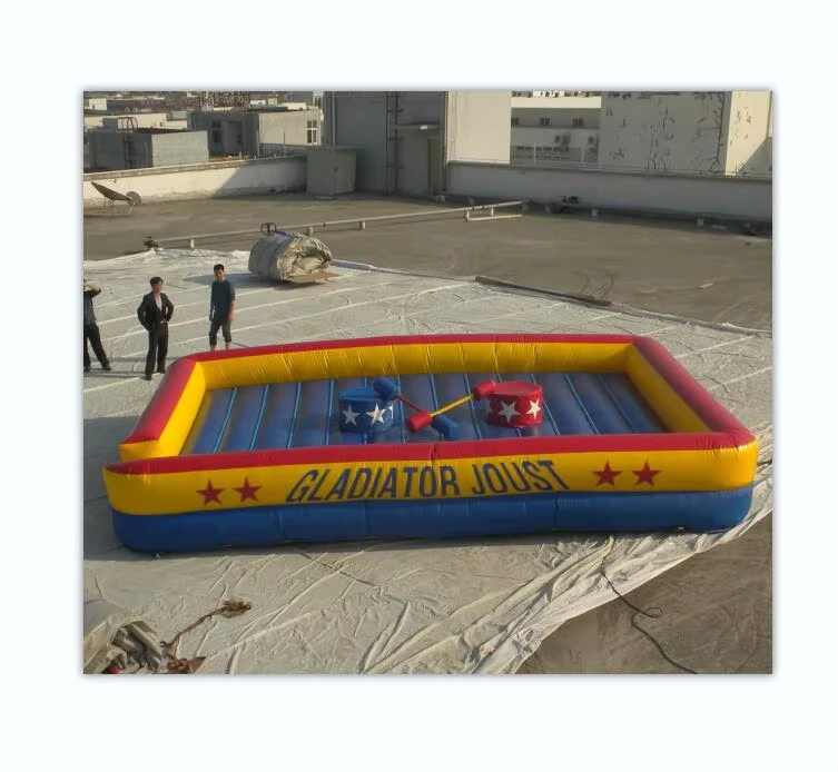 Hochwertiges aufblasbares Gladiatorenspiel Aufblasbarer Gladiator für Erwachsene und Kinder Aufblasbares Lanzenkampfspiel