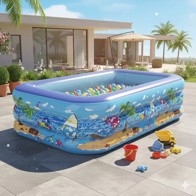 Bể Bơi Inflatable Chất Lượng Cao Cho Trẻ Em Và Người Lớn, Bể Bơi Nổi PVC Bán