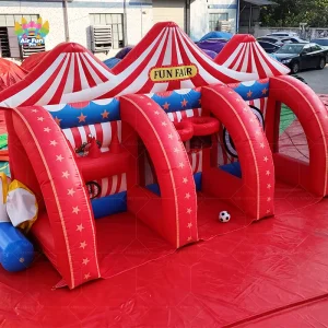 Jogos de Carnaval Infláveis Multifuncionais de Alta Qualidade em Material de PVC Serviço de OEM com Logótipo Personalizado para Interação ao Ar Livre