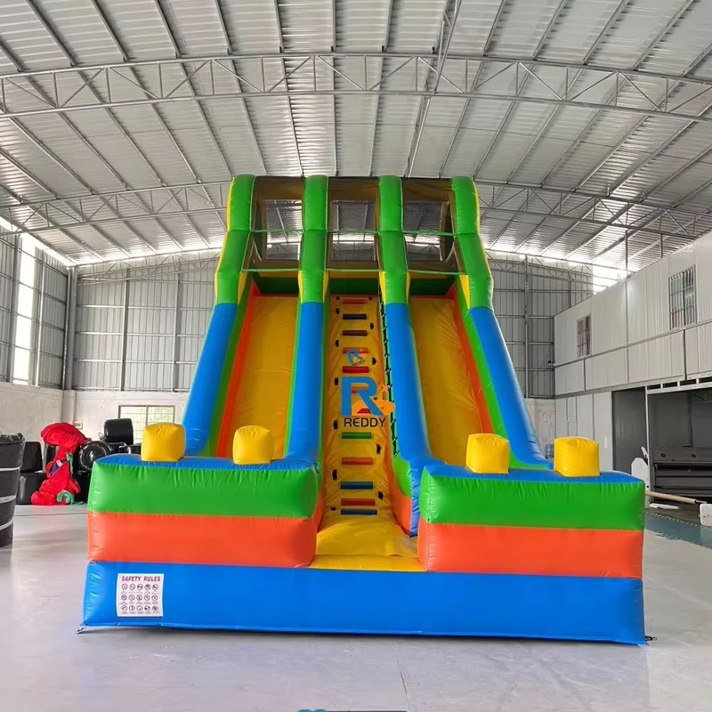 High Quality New Design Beach Custom Size PVC and Inflatable Slide Inflatable Dry Slide for Summer