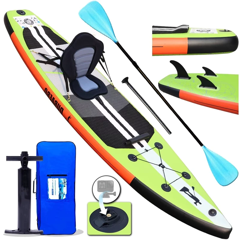 Bảng ván chèo bơm hơi SUP câu cá tùy chỉnh OEM chất lượng cao, ván lướt sóng mềm bơm hơi Isup