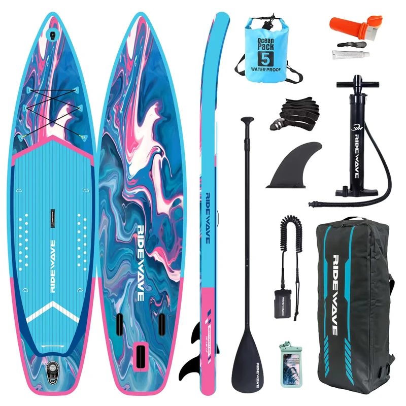 Hochwertiges OEM aufblasbares, individuelles SUP Stand Up Paddle Board aufblasbares Isup Paddleboard